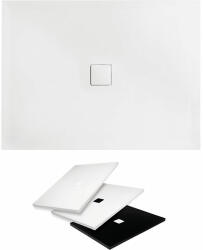 Besco Nox White szögletes zuhanytálca 100 × 90 × 3, 5 cm - BMN100-90-BB (BMN100-90-BB)