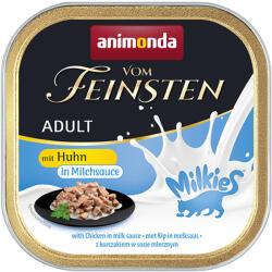 Animonda 36x100g animonda Vom Feinsten Adult Milkies Csirke tejes szószban nedves macskatáp