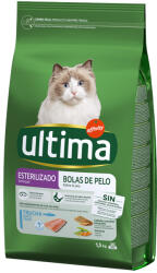 Affinity 4, 5kg(3x1, 5kg) Ultima Feline Sterilized Hairball pisztrán száraz macskatáp