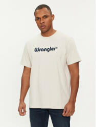 Wrangler Tricou Logo 112350523 Alb Regular Fit