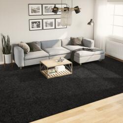 vidaXL fekete hosszú szálú bozontos modern szőnyeg 300 x 400 cm (375286)