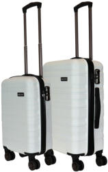 HaChi Orlando fehér 4 kerekű kabinbőrönd és közepes bőrönd (Orlando-S-M-feher)