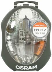 OSRAM H1 / H7 CLK EURO 12V tartalék izzó / biztosíték készlet (CLKH1/H7)