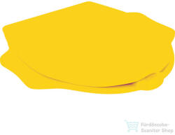 Geberit BAMBINI alsó rögzítésű lecsapódásgátlós wc tető gyerekeknek, teknősbéka design, sárga 573367000 (573367000)