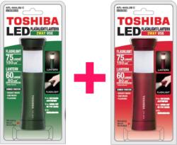 Toshiba LED elemlámpa szett (zöld + piros) , zseblámpa, több funkciós , dimmelhető , 1 + 1 darab , páros ajánlat , TOSHIBA (TS-00157562 + TS-00157563)