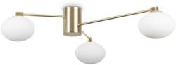 Ideal Lux Lampa cu montaj pe tavan Hermes pl3 d90 Auriu (288260 IDEAL LUX)