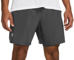 Under Armour UA LAUNCH 7'' 2-IN-1 SHORTS-GRY Rövidnadrág beépített alsónadrággal 1382641-025 Méret S 1382641-025