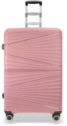 Gravitt rosegold színű, keményfalú bőrönd 77 × 53 × 30 cm (Z-PP08-ROSE-L)