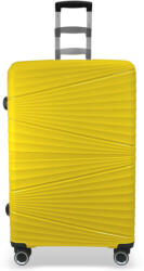 Gravitt sárga színű, keményfalú bőrönd 77 × 53 × 30 cm (Z-PP08-YELLOW-L)