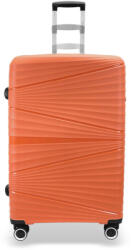 Gravitt narancssárga színű, keményfalú bőrönd 77 × 53 × 30 cm (Z-PP08-ORANGE-L)