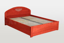 Quality Beds Márta ágyneműtartós bükk ágykeret magas lábvéggel 120x200