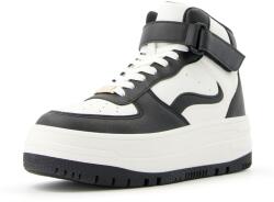 Bershka Sneaker înalt negru, alb, Mărimea 41