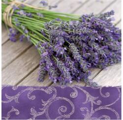  Szalvéta 33x33cm 20db/csomag Lavander in the Country, Levandula vidéken (P.W.SDL090000)