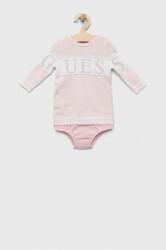 Guess baba ruha rózsaszín, mini, egyenes - rózsaszín 62-68 - answear - 11 990 Ft