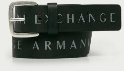 Armani Exchange - Bőr öv - fekete 80 - answear - 18 990 Ft