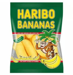 HARIBO Bananas banán ízű gumicukor 70g