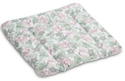 Textil puha pelenkázólap, vízhatlan hátoldallal - Rózsaszín virágos