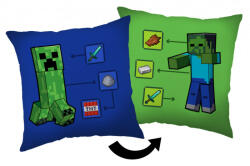 Minecraft How to Creeper párna, díszpárna 40*40 cm - e-x