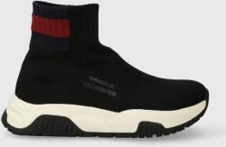 Tommy Hilfiger gyerek sportcipő fekete - fekete 30 - answear - 24 990 Ft