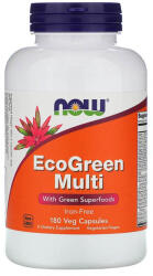 NOW EcoGreen Multi, Iron-Free, Now Foods, 180 capsule