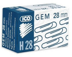 Ico Gemkapocs Ico 28 mm nikkel 100 db/doboz (7350034000) - papir-bolt