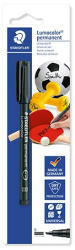 STAEDTLER Marker Staedtler Lumocolor permanent B fekete sporteszközök jelölése bliszteres (314-9 BK-1) - papir-bolt