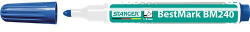 Stanger Táblamarker Stanger BM240 kerek 1-3 mm kék (321051) - papir-bolt