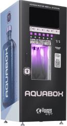 FILTRO Automat de apa purificata, Aquabox RO, osmoza inversa, display afisare reclame, 250 l/h, 4 metode de plata si administrare de la distanta (AQUABOX250RO)