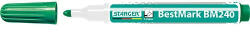 Stanger Táblamarker Stanger BM240 kerek 1-3 mm zöld (321061) - papir-bolt