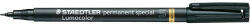 STAEDTLER Marker Staedtler Lumocolor permanent S fekete speciális (319 S-9) - papir-bolt