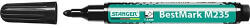Stanger Marker Stanger M235 permanent kerek fekete (712000) - papir-bolt