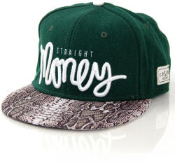 Cayler & Sons Straight Money Cap Forrest Green Snake White