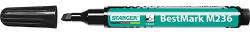 Stanger Marker Stanger M236 permanent vágott fekete (712004) - papir-bolt