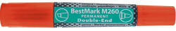 Stanger Marker Stanger M260 permanent piros, kétvégű (712522) - papir-bolt