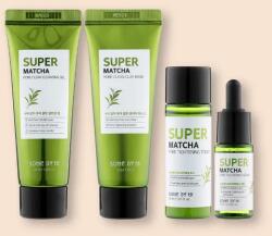 Some By Mi Arcápoló készlet Super Matcha Pore Care Starter Kit - 42 ml, 42 g, 30 ml, 10 ml