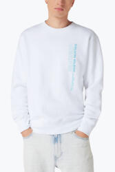 Calvin Klein Bluza barbati din molton cu imprimeu cu logo si croiala Regular Fit alb (FI-J30J323420_5F550A3_B3685646)