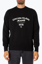 Calvin Klein Bluza barbati din molton cu logo si croiala Regular Fit negru (FI-J30J324210_72DA92A_N3686111)