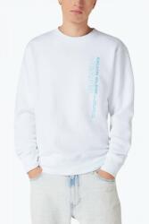 Calvin Klein Bluza barbati din molton cu imprimeu cu logo si croiala Regular Fit alb (FI-J30J323420_5F550A3_B3685647)