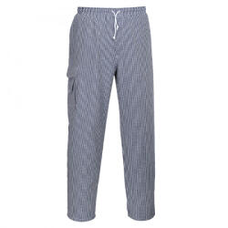 Portwest Chester séfnadrág (kockás (kék fehér) 2XL) (C078CHRXXL)