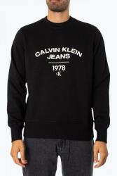 Calvin Klein Bluza barbati din molton cu logo si croiala Regular Fit negru (FI-J30J324210_72DA92A_N3686112)