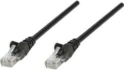 Manhattan RJ45-ös patch kábel, hálózati LAN kábel CAT 6 U/UTP [1x RJ45 dugó - 1x RJ45 dugó] 10 m Fekete Intellinet
