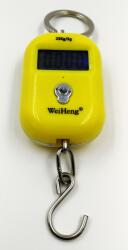 WeiHeng WH-A21 mini digitális függő mérleg 25 kg-ig sárga színű