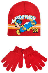  Disney Mickey Skate gyerek sapka + kesztyű szett (85SNXHW4074A54)
