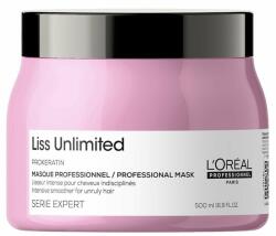 L'Oréal Seriel Expert Liss Unlimited hajpakolás, 500 ml