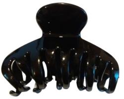 Hair Power fekete hajcsipesz HP124, 9 cm - hairpower