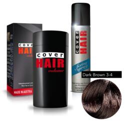 Cover Hair Volume hajdúsító, 30 g, sötétbarna + kötést erősítő spray