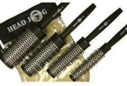 Head Jog hőtárolós körkefe csomag 4 db, fekete-ezüst - hairpower