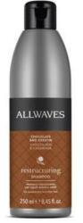 Allwaves Restructuring csokoládé keratin regeneráló sampon roncsolt hajra, 250 ml - hairpower