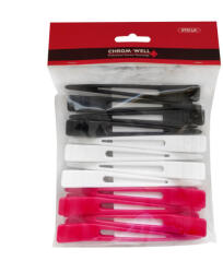 Chrom Well feltűző csipesz 38639, 12 db - hairpower