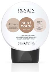 Revlon Nutri Color Creme színező hajpakolás 613 arany hamvas barna, 240 ml - hairpower